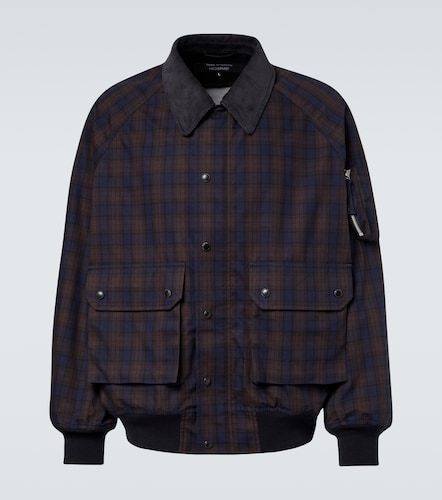 Checked cotton blouson - Comme des Garcons Homme - Modalova