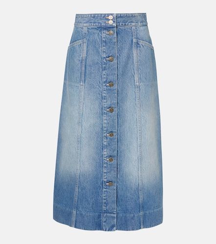Gonna midi di jeans - Valentino Garavani - Modalova