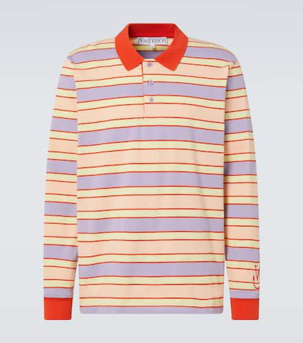 Striped cotton polo shirt - JW Anderson - Modalova