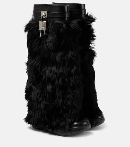 Shark Lock alpaca knee-high boots - Givenchy - Modalova