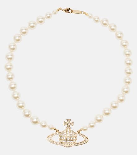 Bas Relief Orb faux pearl choker - Vivienne Westwood - Modalova