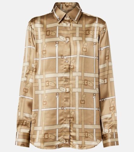 Camisa Emma de satén estampada - Burberry - Modalova
