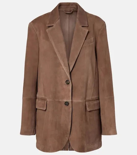 Blazer aus Veloursleder - Brunello Cucinelli - Modalova