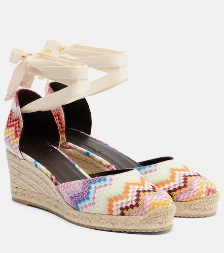Espadrillas Eva 60 con lamé e zeppa - Missoni - Modalova
