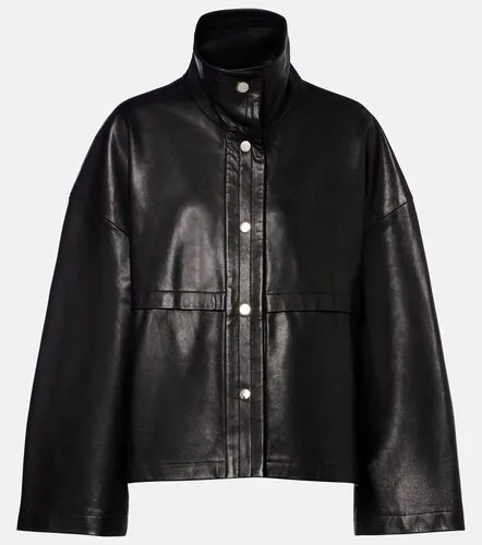 Nour Hammour Park leather jacket - Nour Hammour - Modalova
