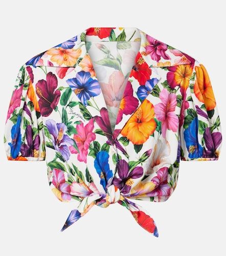 Dolce&Gabbana Floral crop top - Dolce&Gabbana - Modalova
