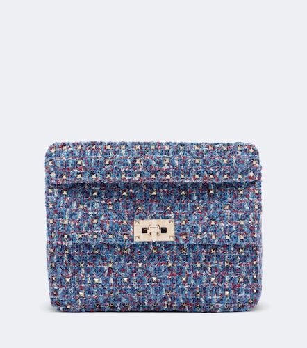 Rockstud Spike Medium tweed top-handle bag - Valentino Garavani - Modalova