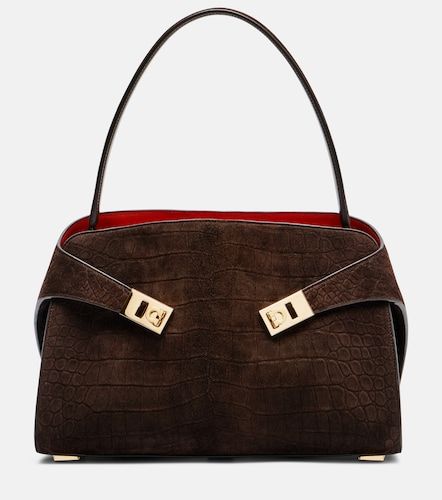Bolso al hombro Hug Small de ante - Ferragamo - Modalova