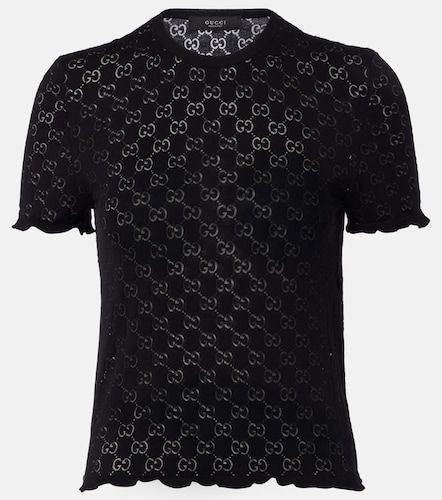 Gucci Pullover GG aus Devoré - Gucci - Modalova