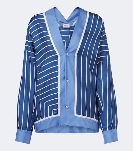 Tod's Camicia in seta a righe - Tod's - Modalova