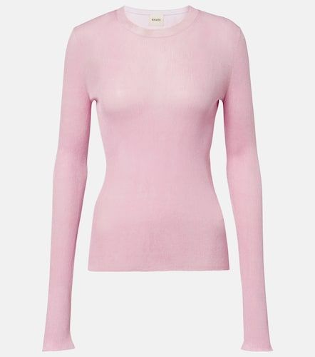 Khaite Mosi knitted silk top - Khaite - Modalova