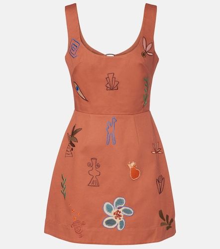 Alémais Vestido corto Dusty de algodón bordado - Alemais - Modalova