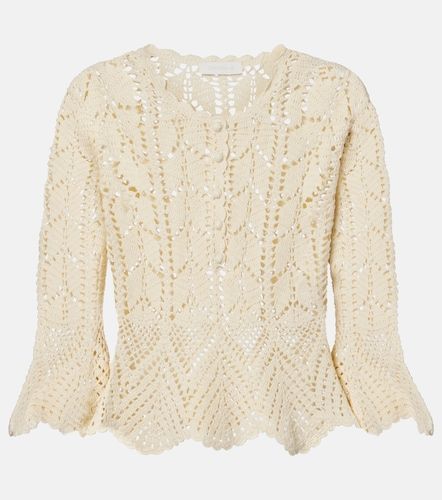 Zimmermann Top in crochet di cotone - Zimmermann - Modalova