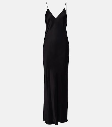 Vestido largo Nevana de satén - Isabel Marant - Modalova