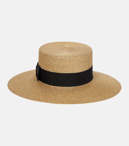 Gucci Embellished lamÃ© straw hat - Gucci - Modalova