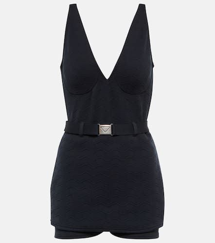 Prada Belted knit playsuit - Prada - Modalova