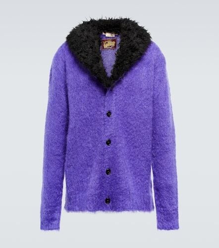 Marni Faux fur-trimmed cardigan - Marni - Modalova