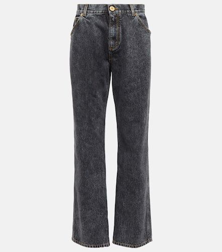 Balmain High-rise straight jeans - Balmain - Modalova