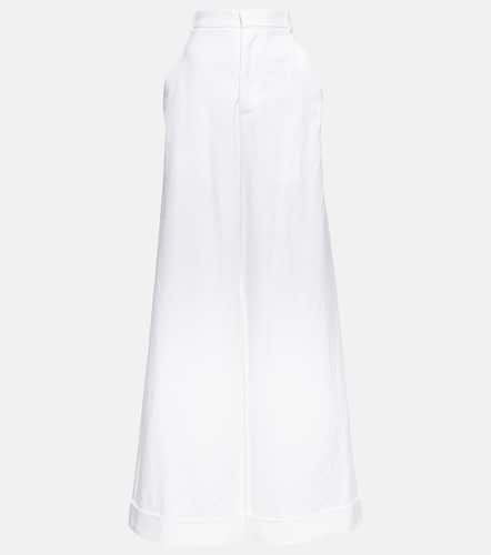 Dorothee wide-leg cotton canvas pants - Ann Demeulemeester - Modalova