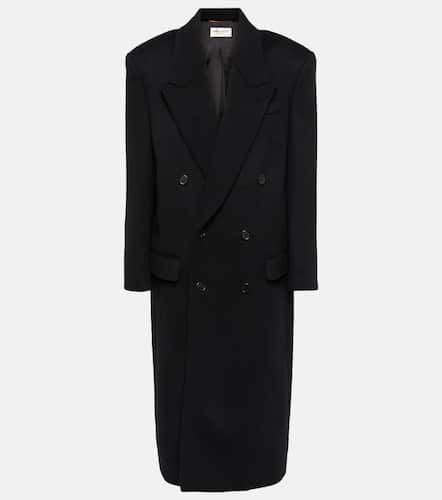 Double-breasted virgin wool coat - Saint Laurent - Modalova