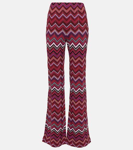 Zig-zag high-rise flared pants - Missoni - Modalova