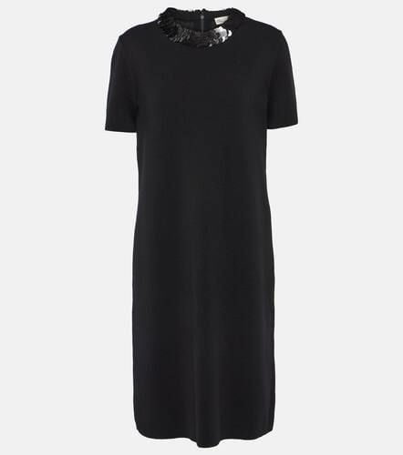 Sequined wool-blend midi dress - Tory Burch - Modalova