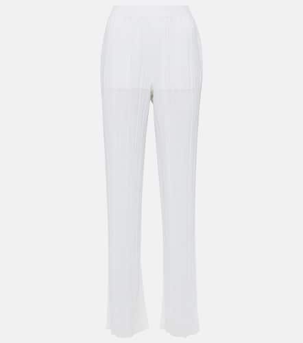 Pleated knit straight pants - Stella McCartney - Modalova