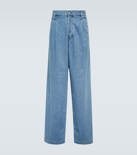 Pleated high-rise wide-leg jeans - Dries Van Noten - Modalova