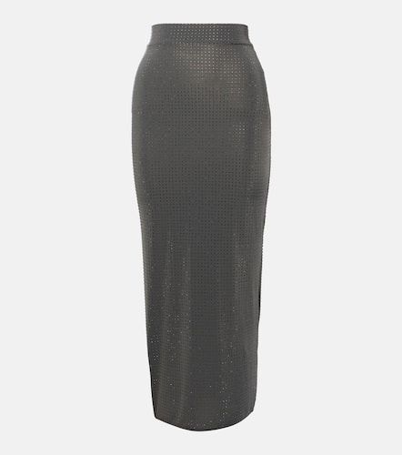 Embellished jersey midi skirt - Alex Perry - Modalova