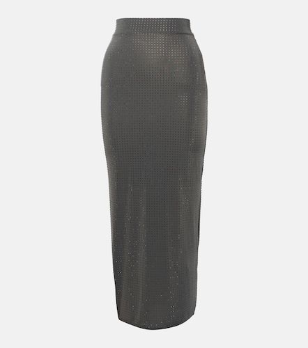 Falda midi de jersey adornada - Alex Perry - Modalova
