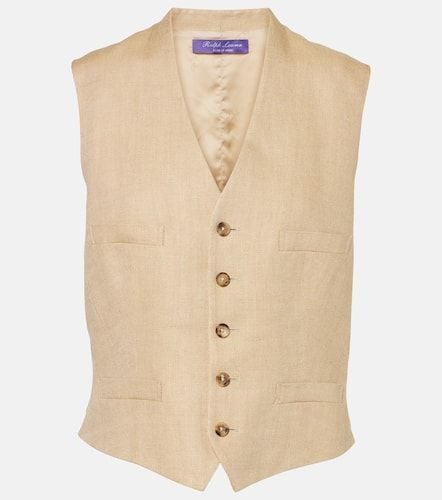 Jaiden silk and linen vest - Ralph Lauren Collection - Modalova