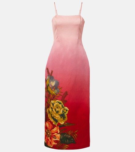 Alémais Vestido midi Inez en mezcla de lino - Alemais - Modalova