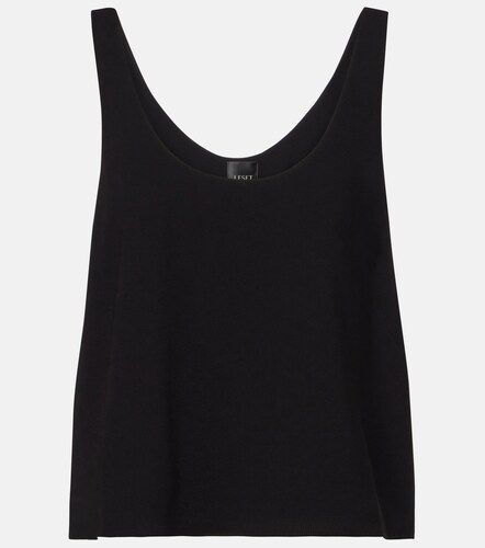 Leset Ari cropped crepe tank top - Leset - Modalova