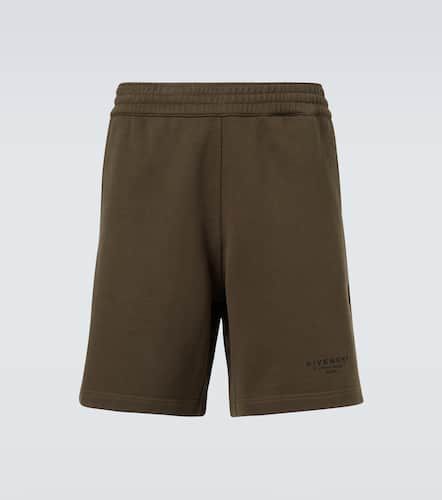 Stamp cotton Bermuda shorts - Givenchy - Modalova