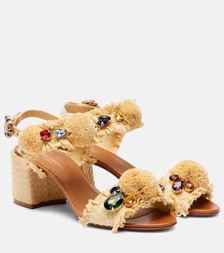 Dolce&Gabbana Sandali con pietre - Dolce&Gabbana - Modalova