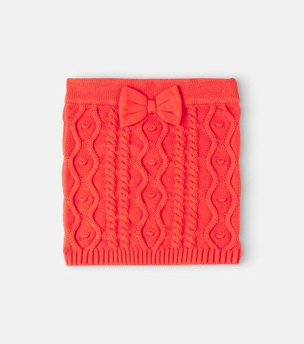Falda de punto de algodón con lazo - Mini Rodini - Modalova
