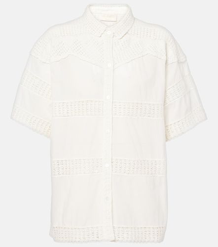 Camisa Amal de croché de algodón con paneles - Ulla Johnson - Modalova