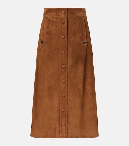 Valentino Suede midi skirt - Valentino - Modalova