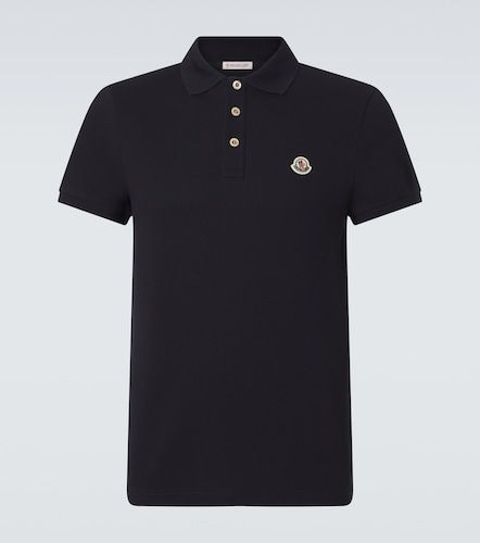 Moncler Polo de piqué de algodón - Moncler - Modalova