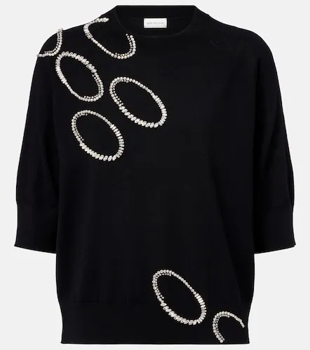 Embellished wool sweater - Dries Van Noten - Modalova