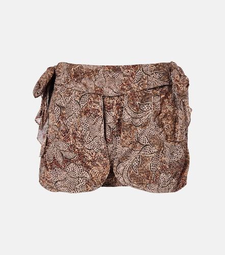 Minifalda Coralie de algodón estampada - Isabel Marant - Modalova