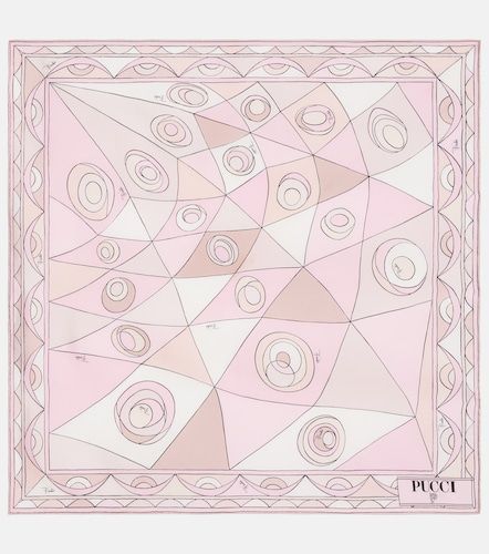 Sciarpa in twill di seta con stampa - Pucci - Modalova