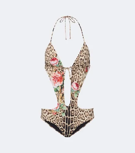 Bañador con estampado de leopardo - Roberto Cavalli - Modalova