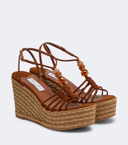 Espadrillas con zeppa Lemi in suede - Jimmy Choo - Modalova