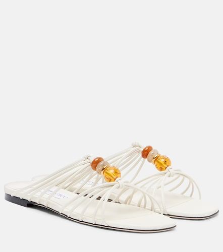 Lova beaded leather sandals - Jimmy Choo - Modalova