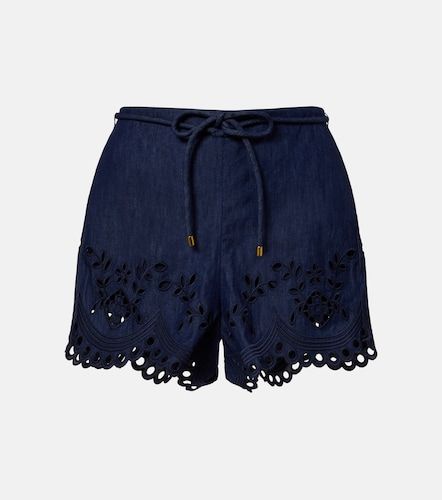 Shorts di jeans Mahon con ricamo - Zimmermann - Modalova