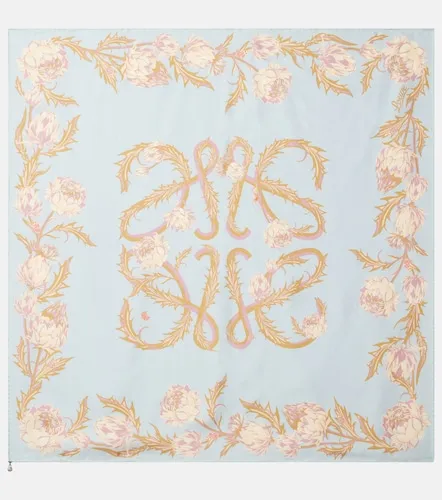 Pañuelo de sarga de seda estampado - Loewe - Modalova