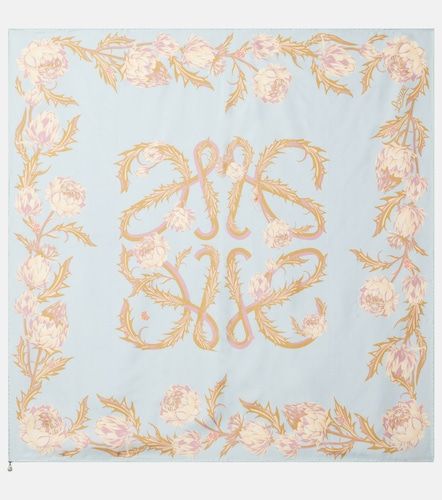 Loewe Printed silk twill scarf - Loewe - Modalova