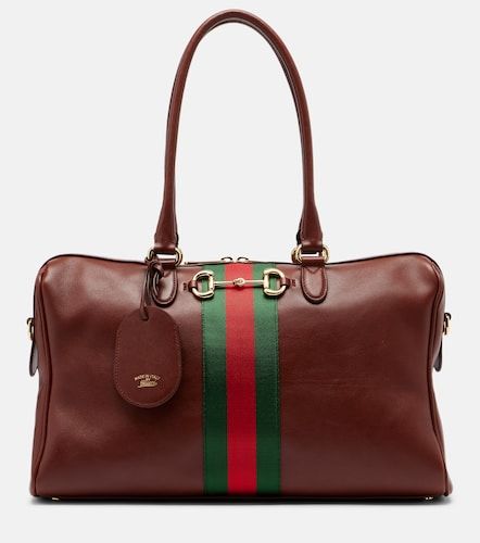 Borsetto Large leather bowling bag - Gucci - Modalova