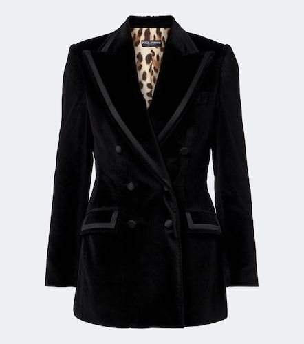 Dolce&Gabbana Blazer aus Samt - Dolce&Gabbana - Modalova